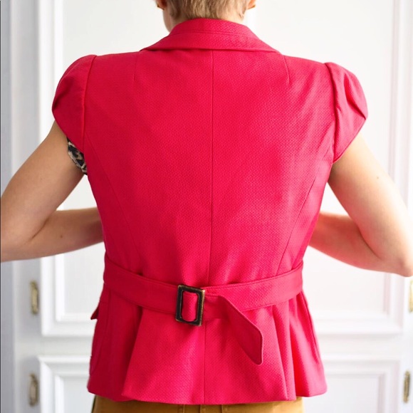 SOLD - LUXURY Nanette Lepore Sexy Short Sleeve Blazer - Picture 2 of 7